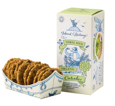 Island Bakery Three Seed Oatcakes, 135g