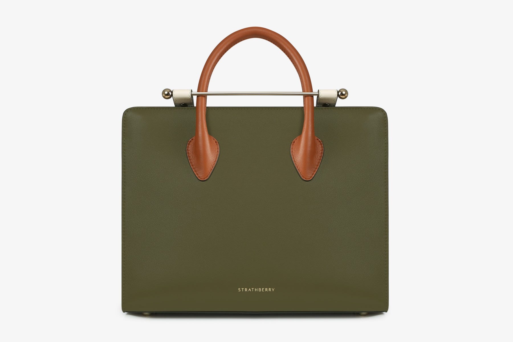 Strathberry Leather Midi Tote Bag