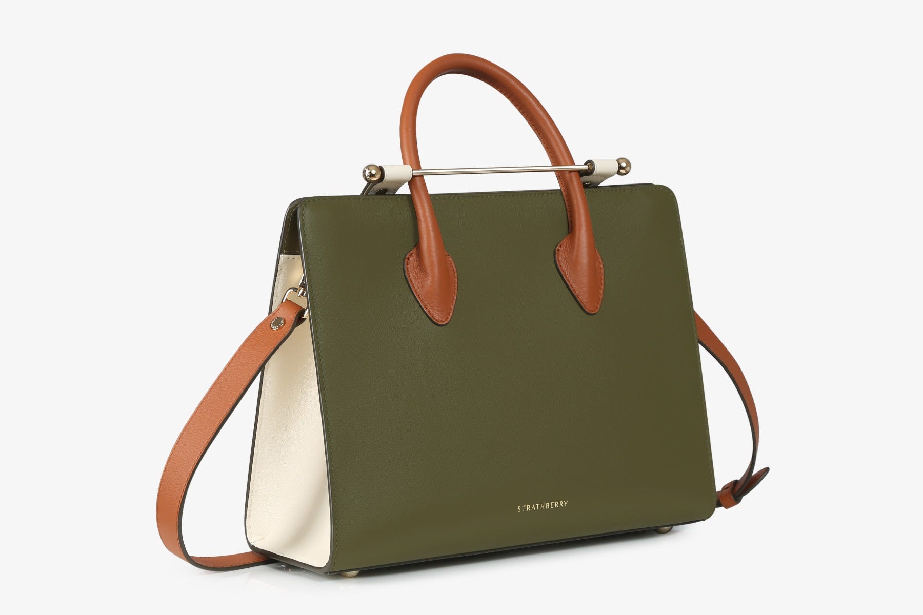 Strathberry Leather Midi Tote Bag