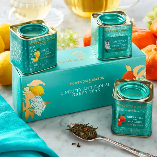 Three Mini Scented Green Teas, 3 x 25g product image