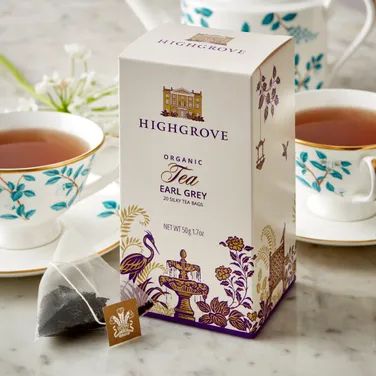 Highgrove Organic Earl Grey, 20 Silky Tea Bags, 50g