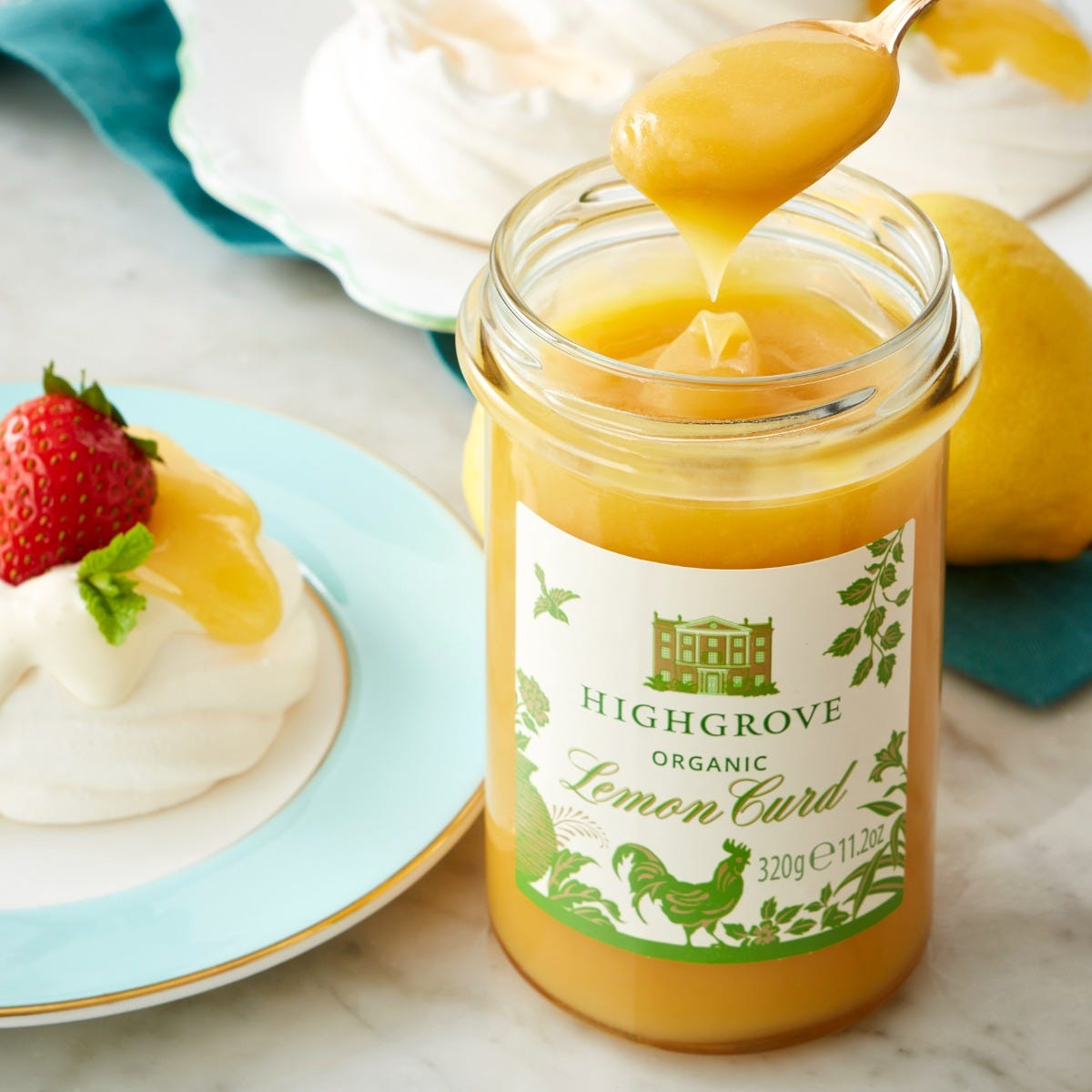 Highgrove Organic Lemon Curd, 320g, Fortnum & Mason