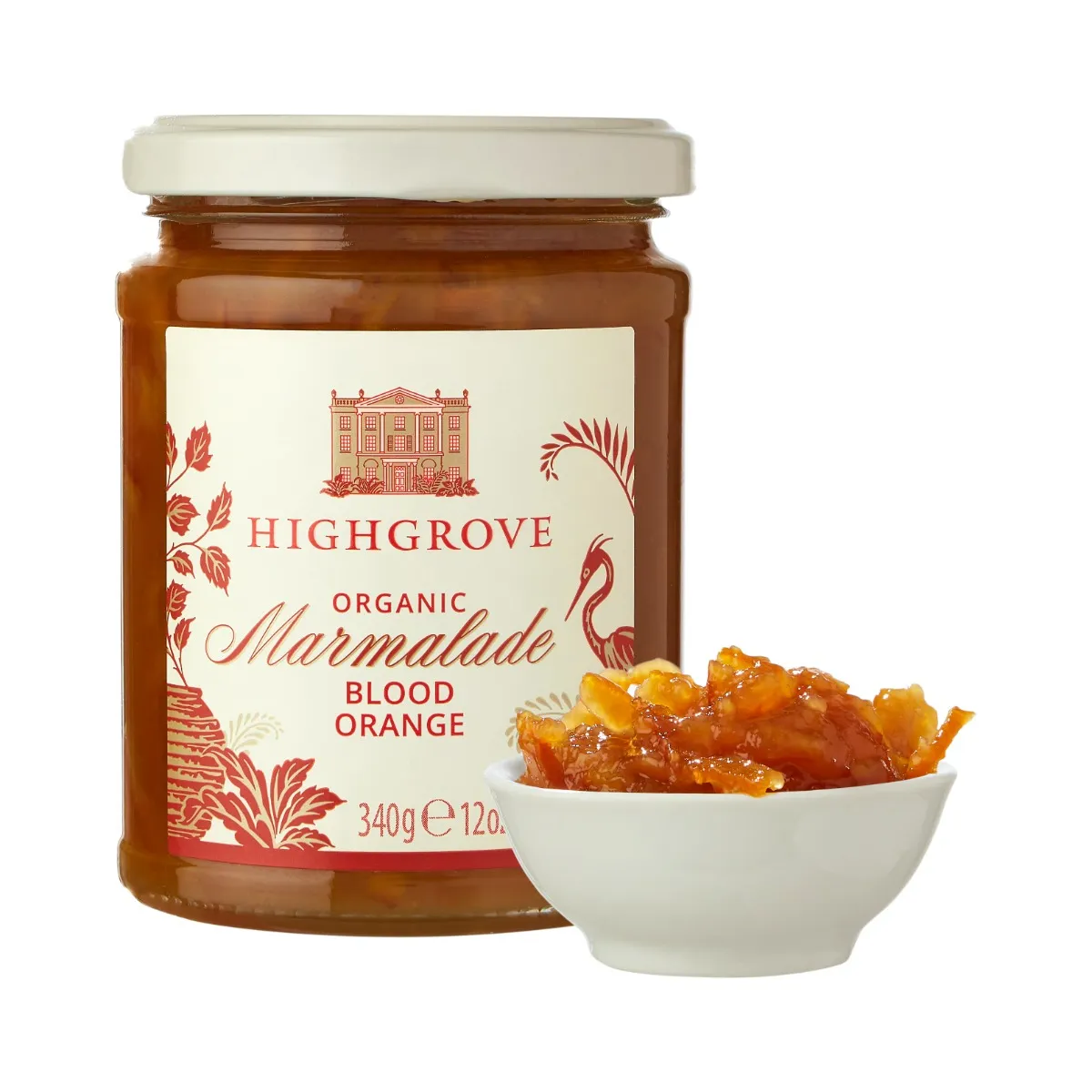 Highgrove Organic Blood Orange Marmalade, 340g