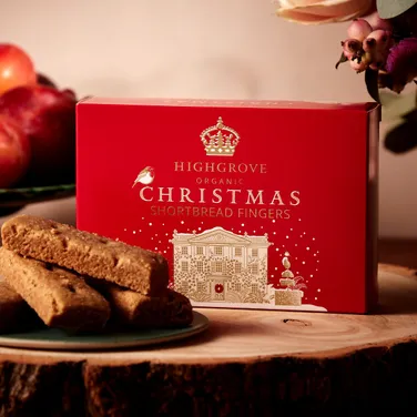 Highgrove Organic Christmas Shortbread Fingers, 170g