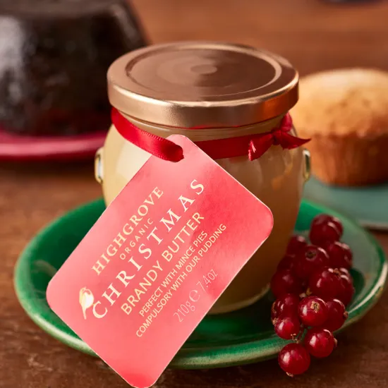 Highgrove Organic Brandy Butter, 210g product image