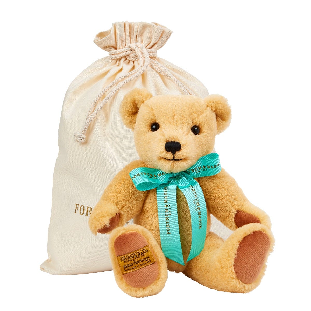 Fortnum s Truffle the Bear with Eau de Nil Ribbon