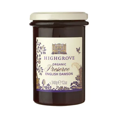 Highgrove Organic English Damson Preserve, 340g