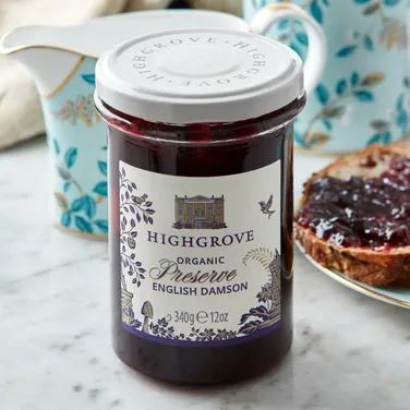 Highgrove Organic English Damson Preserve, 340g