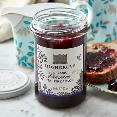 Highgrove Organic English Damson Preserve, 340g