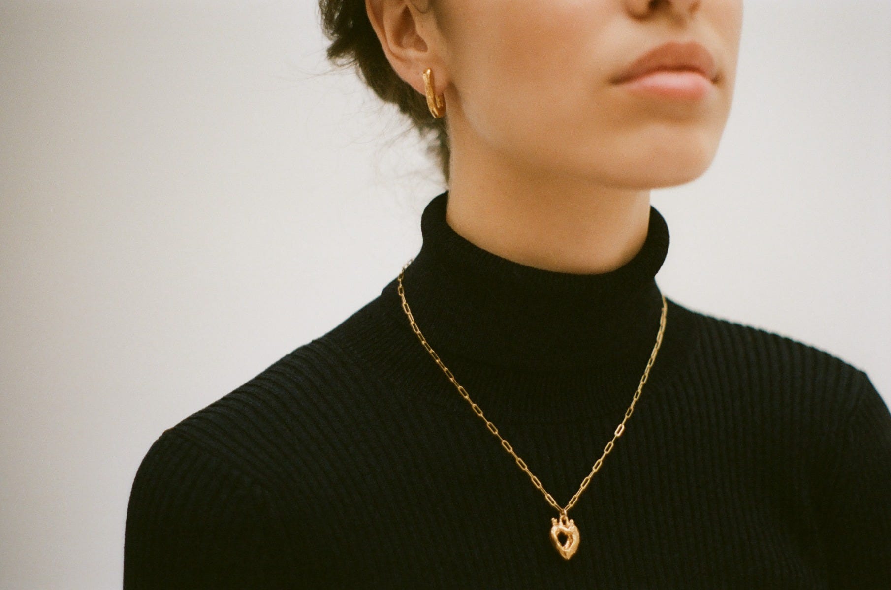 Alighieri The Lovers Pact Necklace, Gold