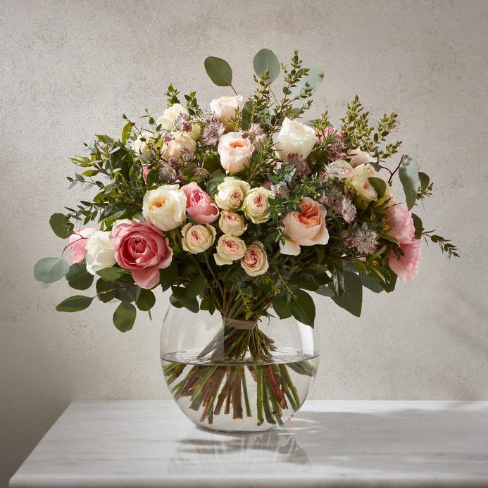 The Fortnum's Blush Rose Bouquet, Large