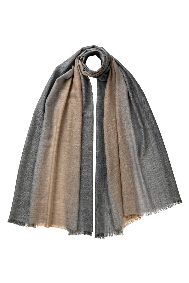 Vertical design cashmere top