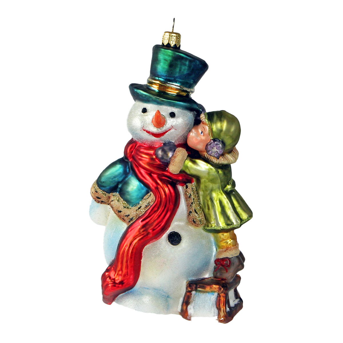 Komozja Little Girl Dressing Snowman Decoration product image