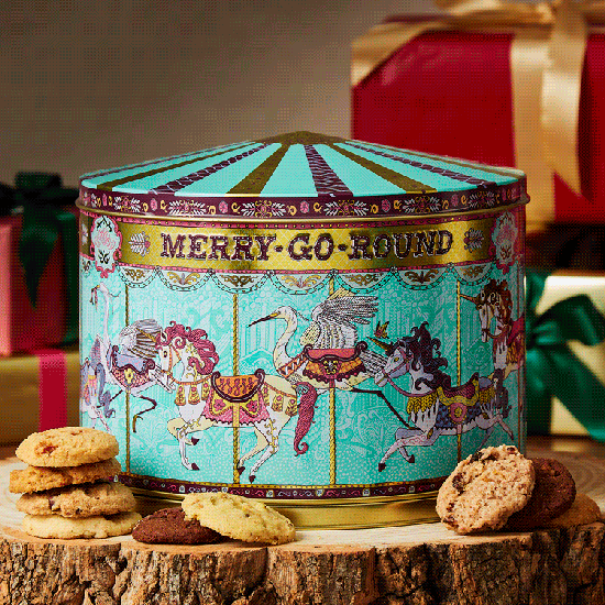 Merry Go Round Musical Biscuit Tin, 500g product image