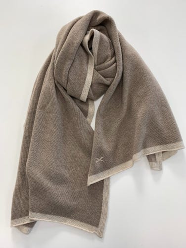 Begg x Co Cocoon Wrap, Brown