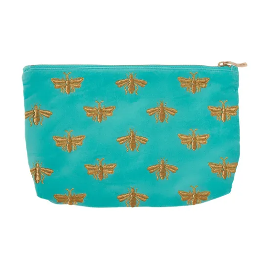 Elizabeth Scarlett Exclusive Honey Bee Every Day Pouch, Blue Turquoise product image