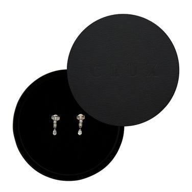 Crux London Happy Tears Pear Drop Earrings