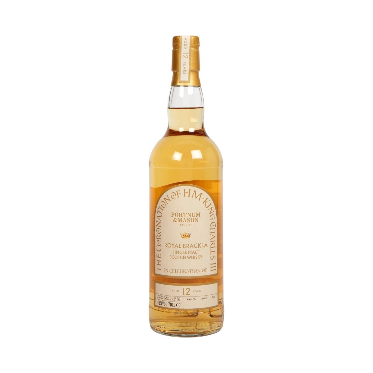 Fortnum's Coronation Royal Brackla 12 Year Old Single Malt Whisky, 70cl