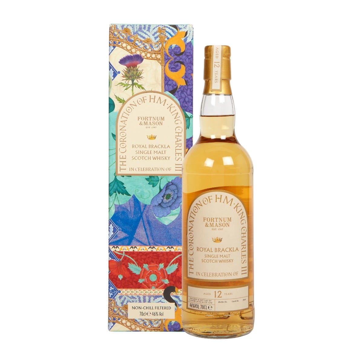 Fortnum's Coronation Royal Brackla 12 Year Old Single Malt Whisky, 70cl