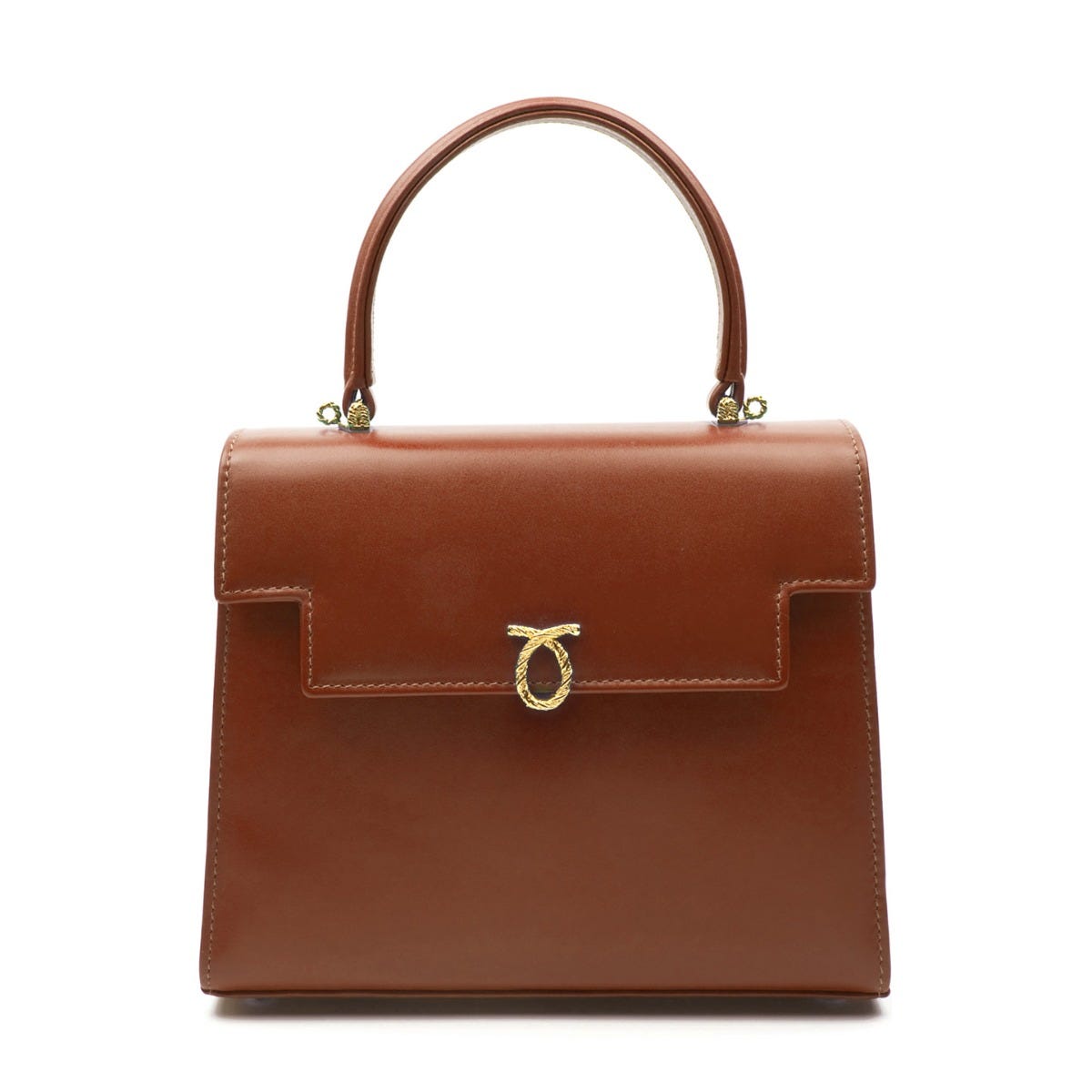 Launer Traviata Tan Calf Leather Handbag product image