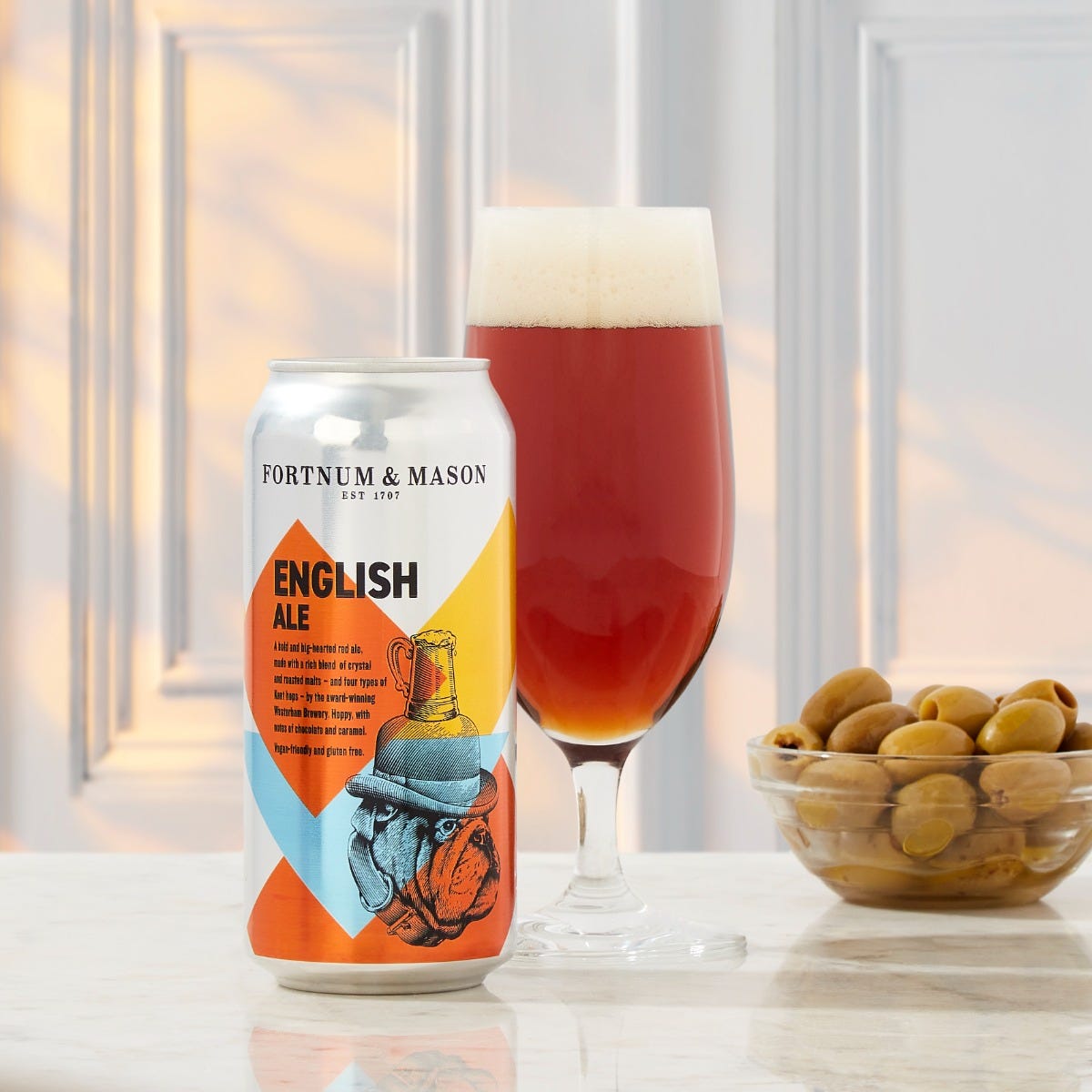 Fortnum's English Ale Cans, Westerham Brewery, 6 x 44cl