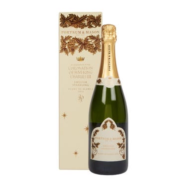 Fortnum's Coronation English Sparkling Blanc de Blancs 2016 in Gift Box, 75cl