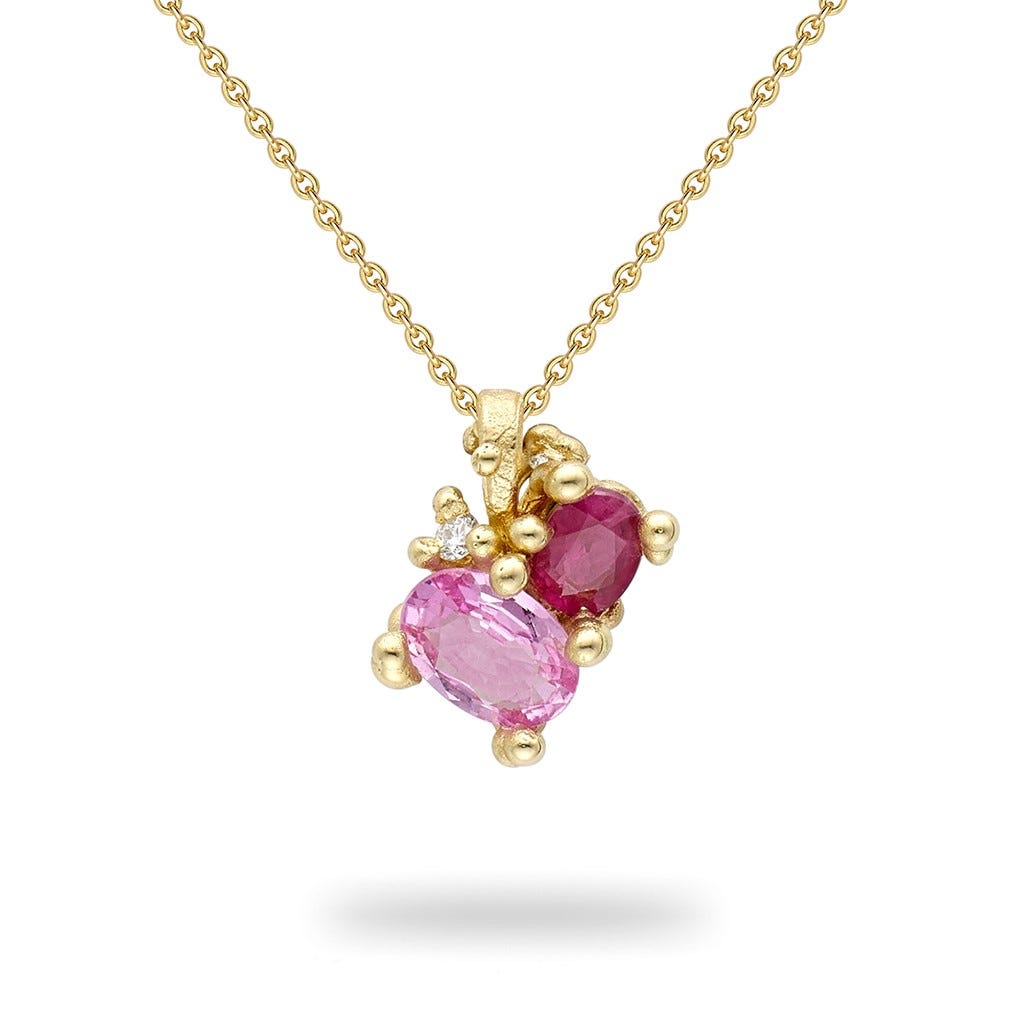 Ruby sapphire necklace online