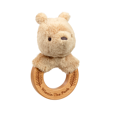 Winnie the Pooh Always and Forever Wooden Ring Rattle