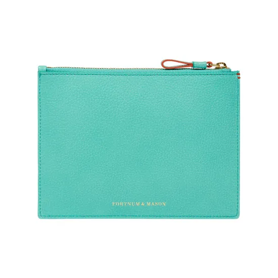 Fortnum's Small Zip Pouch, Eau de Nil product image