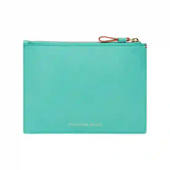 Fortnum's Small Zip Pouch, Eau de Nil product image