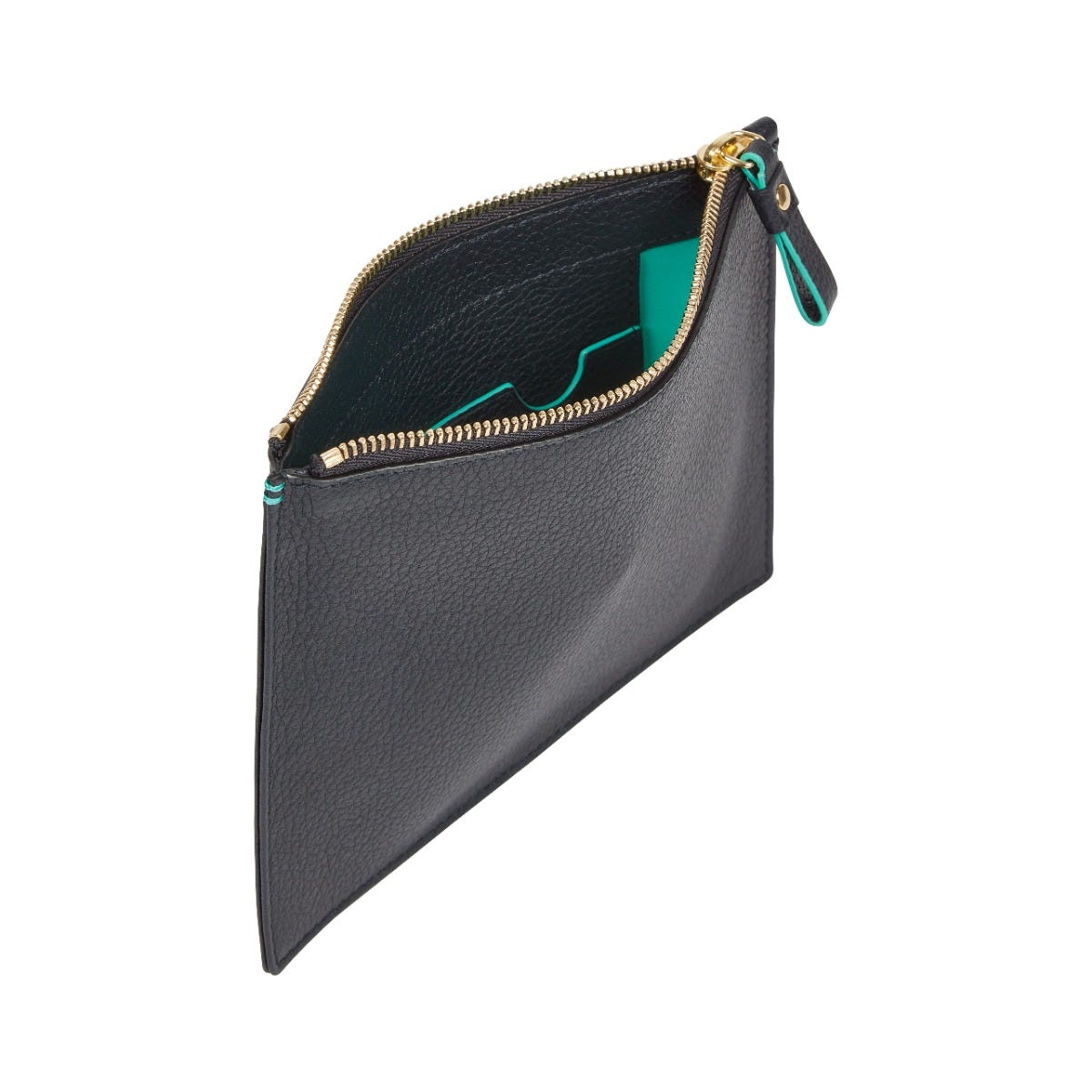 Fortnum s Small Zip Pouch Navy
