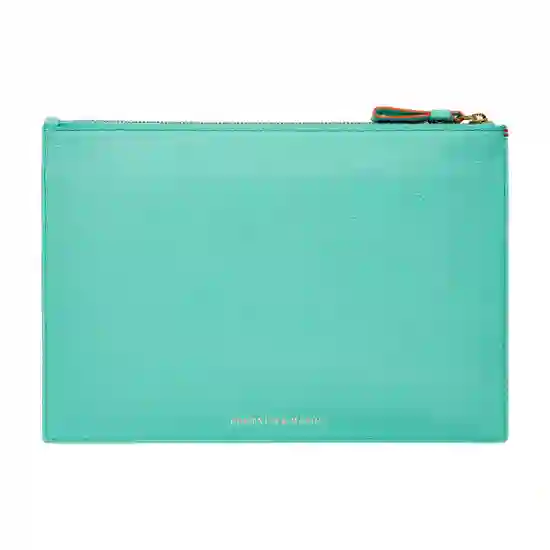 Fortnum's Medium Zip Pouch, Eau de Nil product image