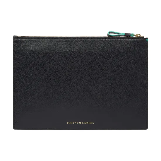 Fortnum's Medium Zip Pouch, Navy product image