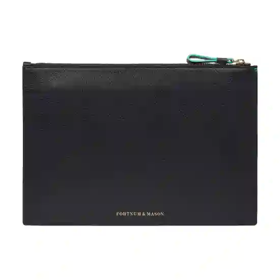 Fortnum's Medium Zip Pouch, Navy product image