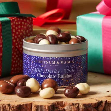 Milk, Dark & White Chocolate Raisins, 200g