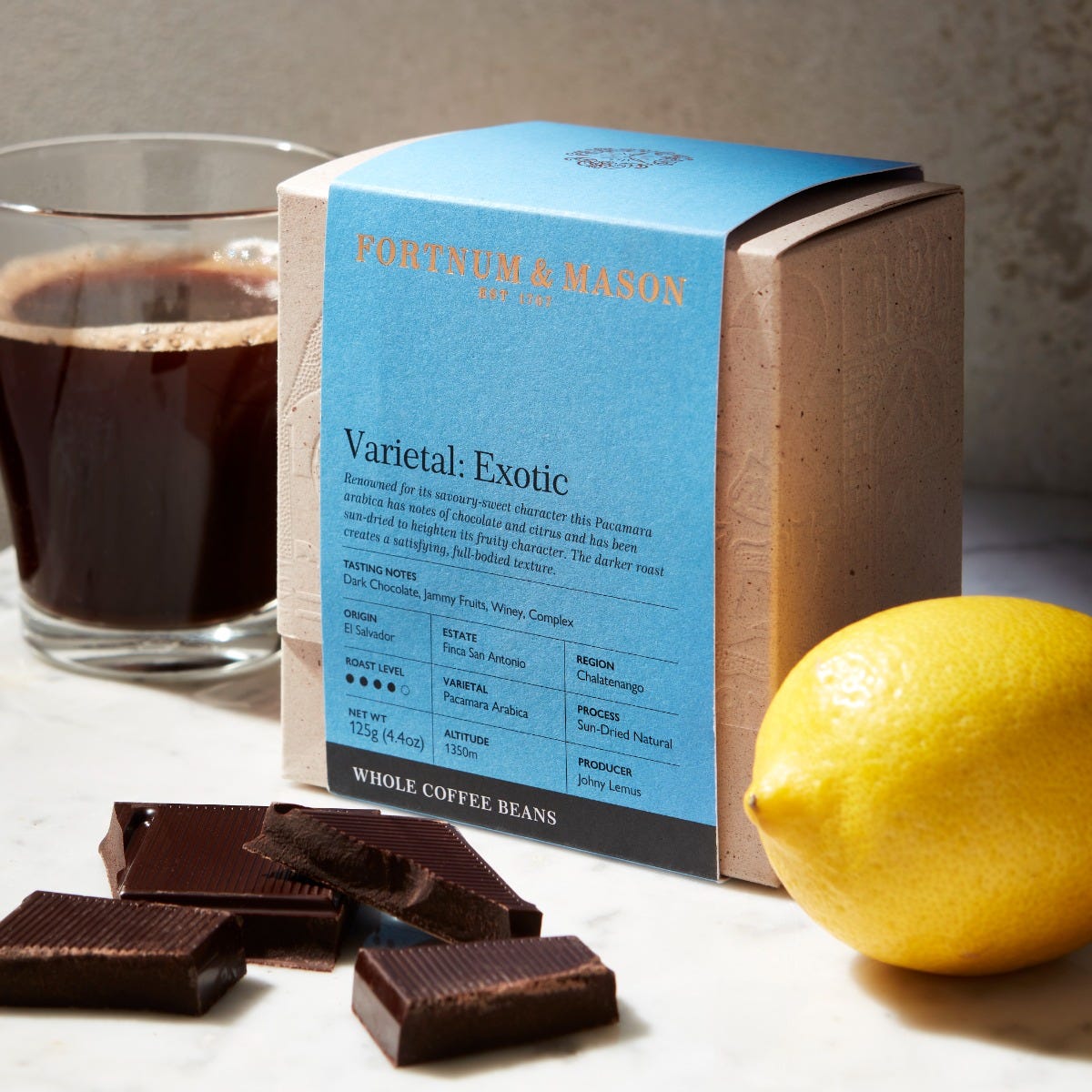 Varietal Exotic Coffee Beans 125g