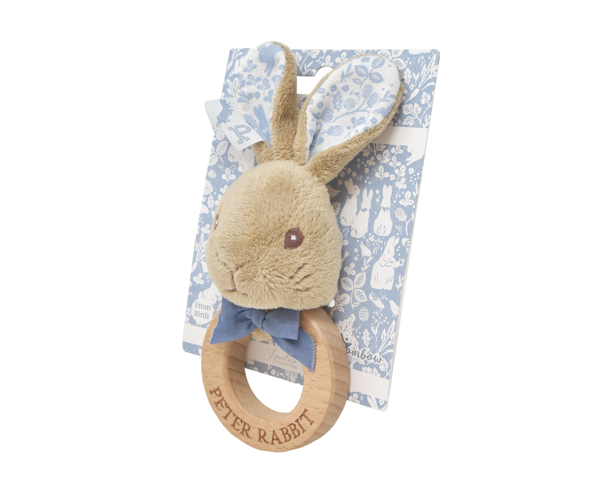 Rainbow Designs Peter Rabbit Wooden Rattle
