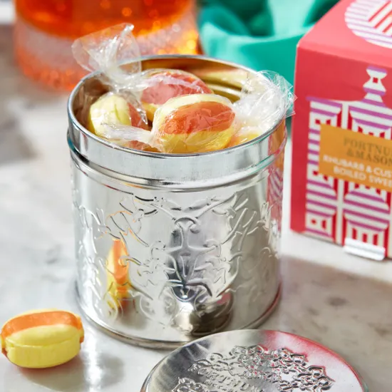 Rhubarb and Custard Boiled Sweet Tin, 120g product image