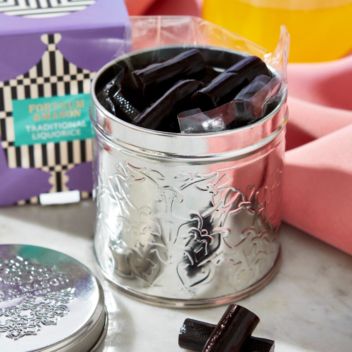 Traditional Liquorice Sweet Tin, 120g product image
