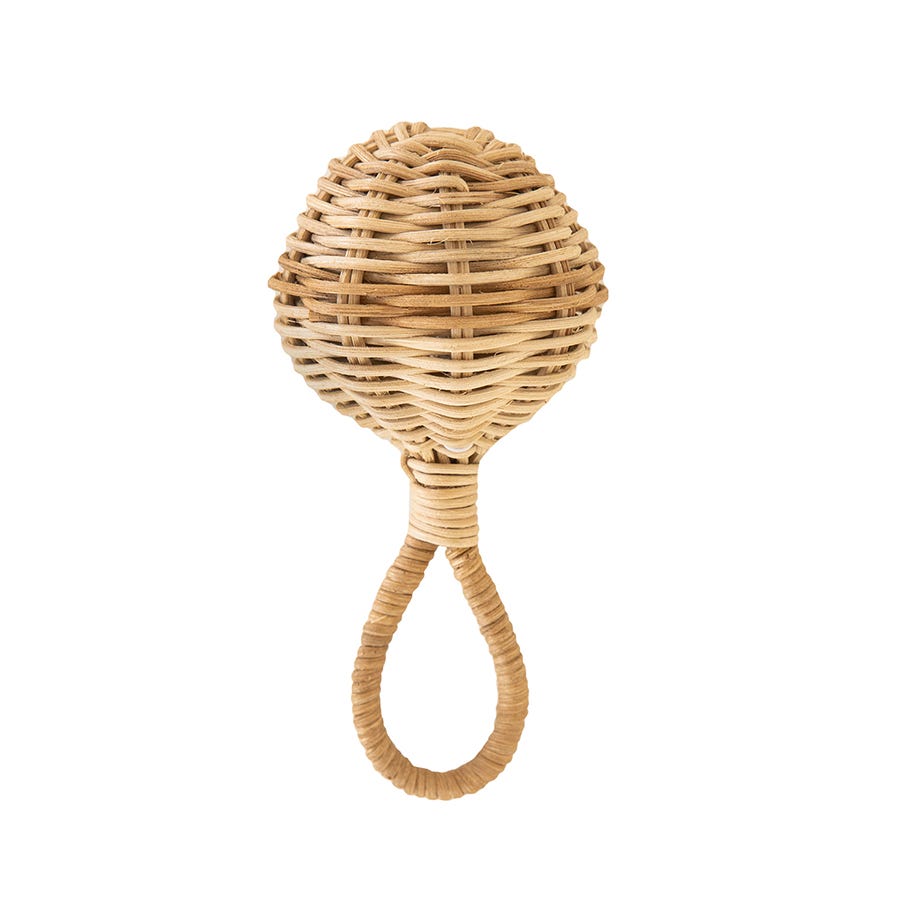 Olli Ella Rattan Raya Rattle Natural