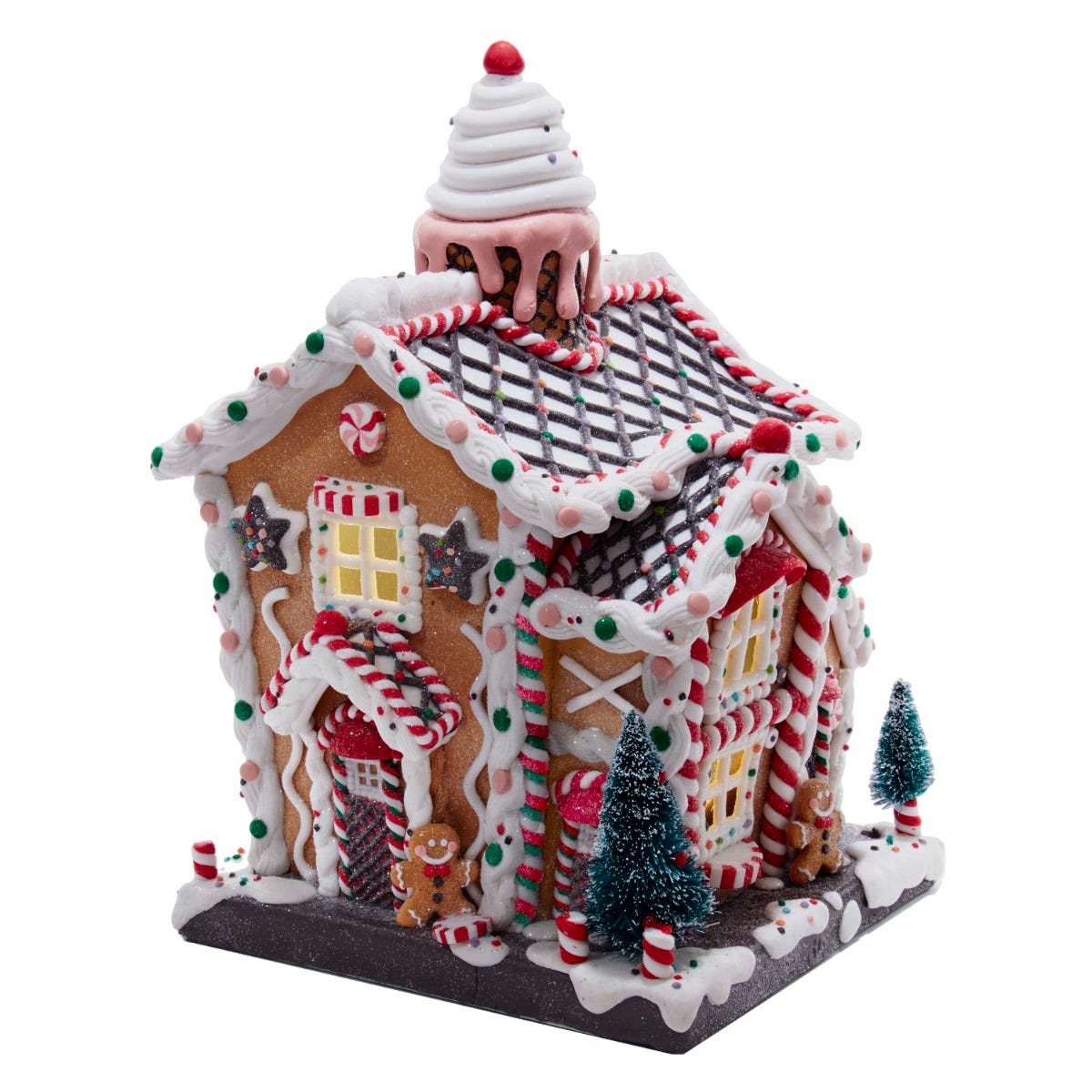 Kurt Adler Large Battery Operated Gingerbread House, 26cm
