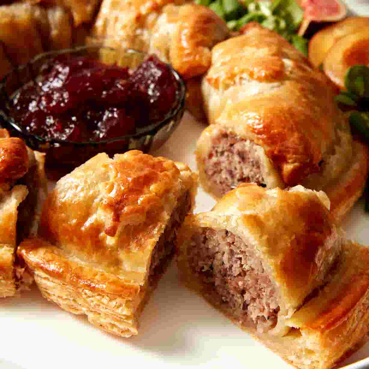 Sausage Roll Wreath, 1150g