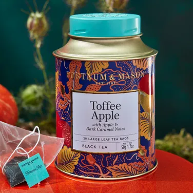 Toffee Apple Tea, 20 Silky Tea Bag Tin, 50g