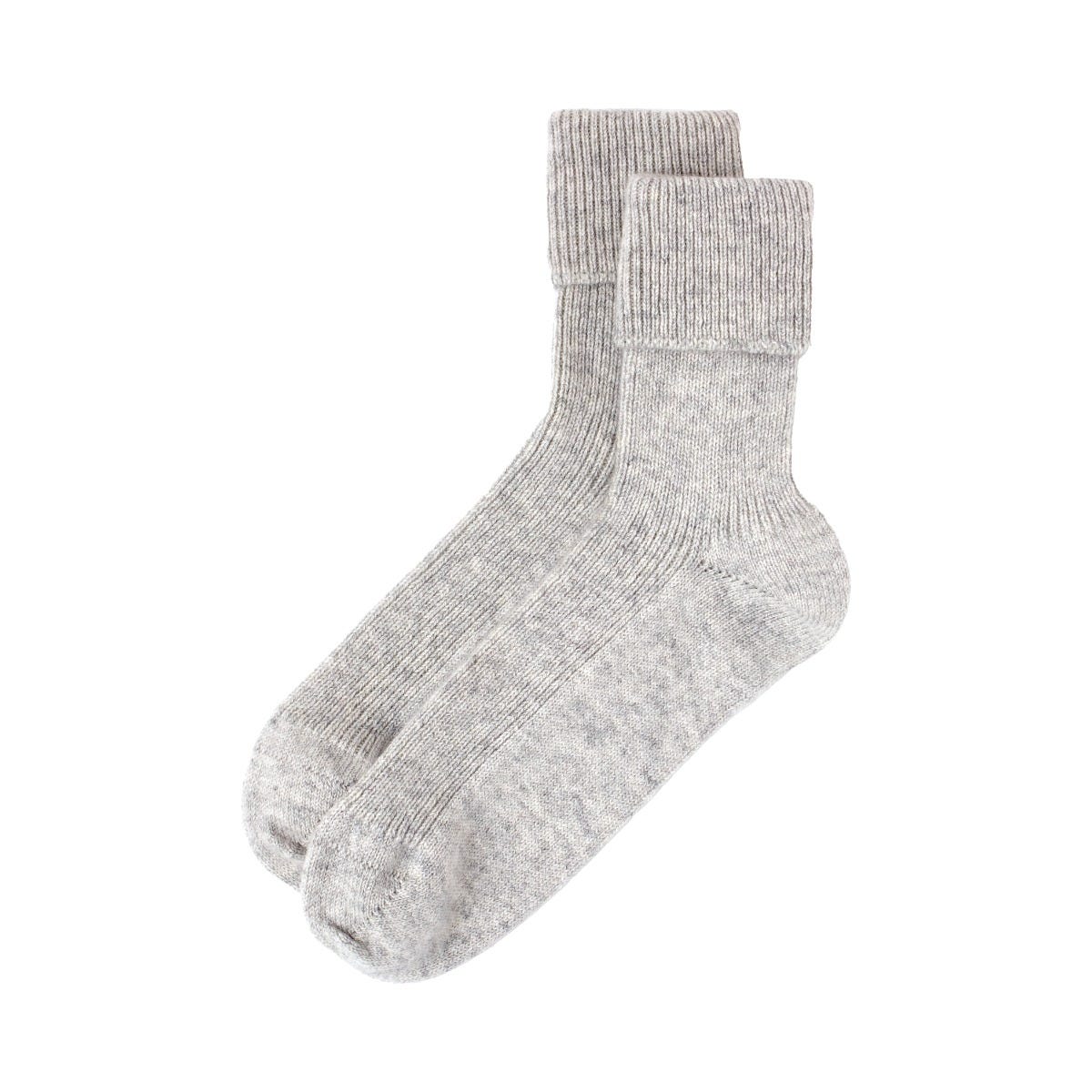 Rosie Sugden Cashmere Bed Socks Earl Grey