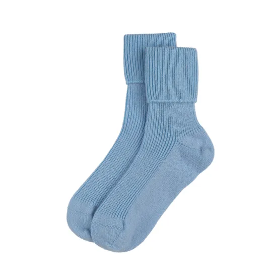 Rosie Sugden Cashmere Bed Socks, Spa Blue product image