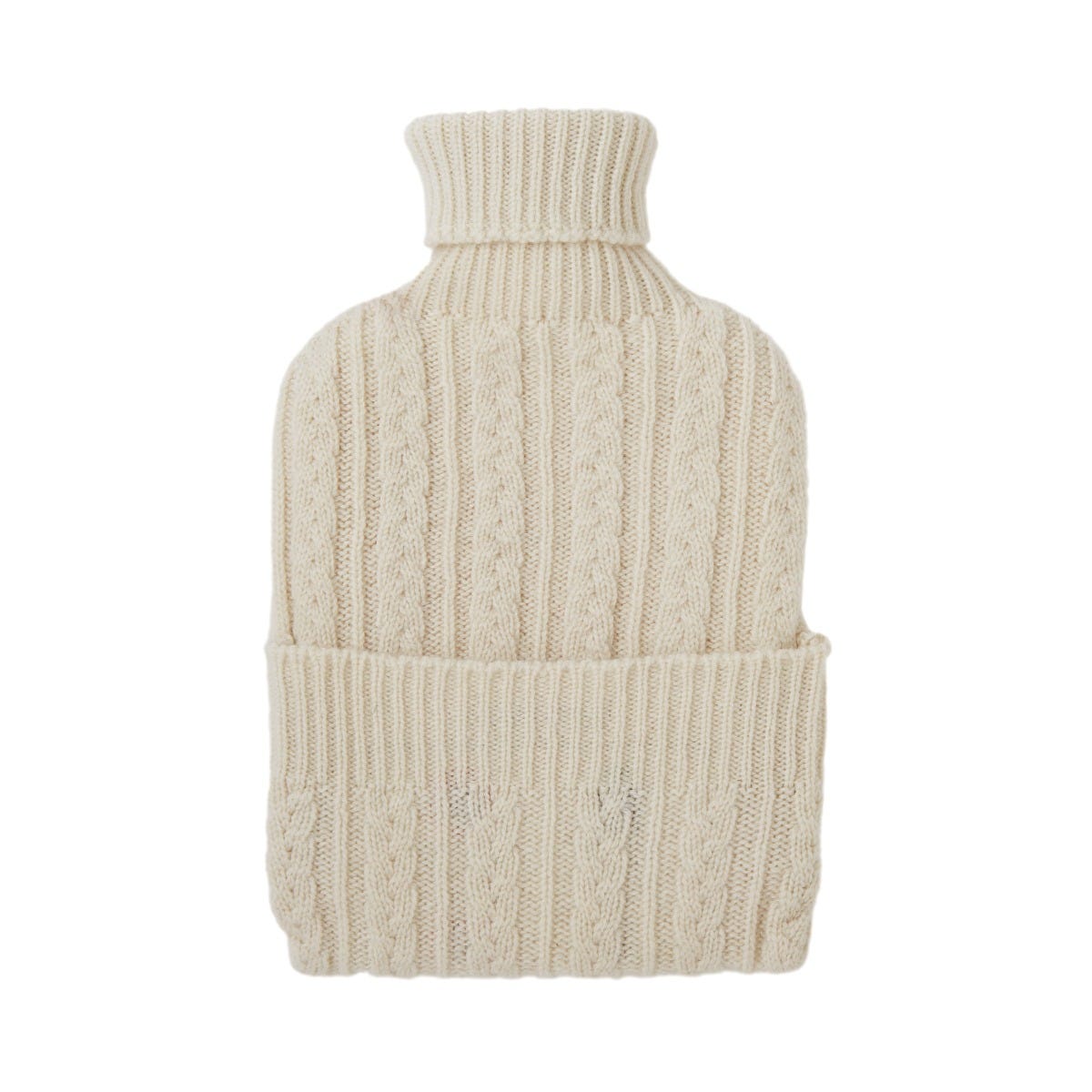 Rosie Sugden Cashmere Hot Water Bottle Cream