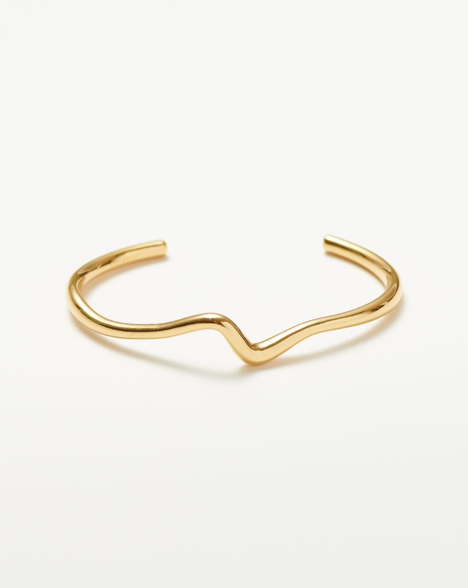Missoma Molten Wave Cuff Bracelet