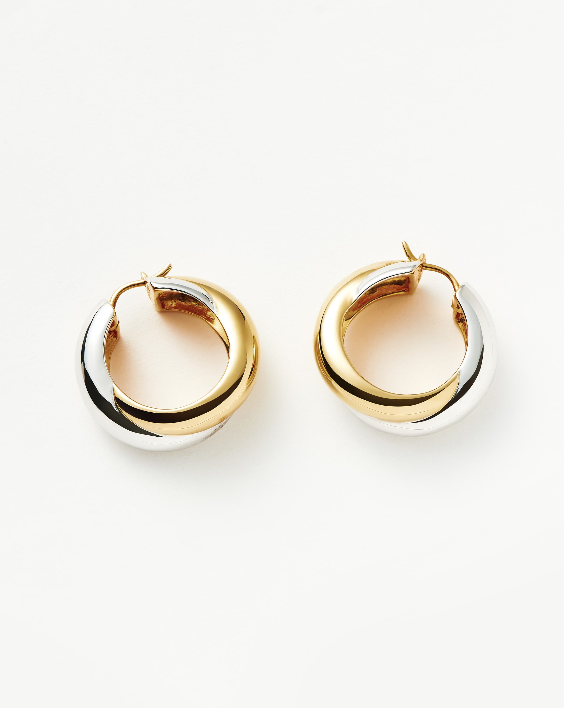 Missoma Lucy Williams Chunky Entwine Hoop Earrings product image