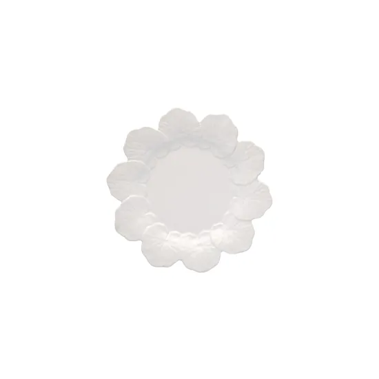 Bordallo Pinheiro Geranium Dinner Plate, White product image
