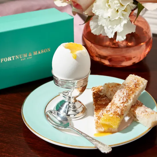 Fortnum's Silver Plated Egg Cup and Spoon product image
